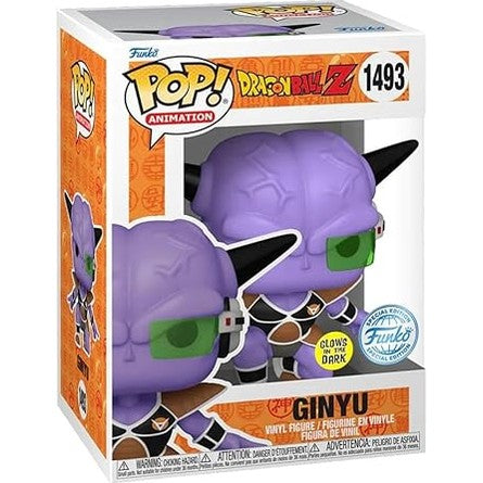 Funko Pop! Dragon Ball Z Ginyu Glow-in-The-Dark Vinyl Figure (1493) by FUNKO POP!