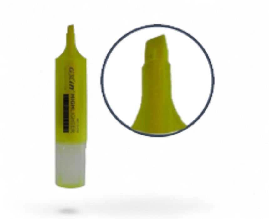 Gxin Flat Highlighter Yellow