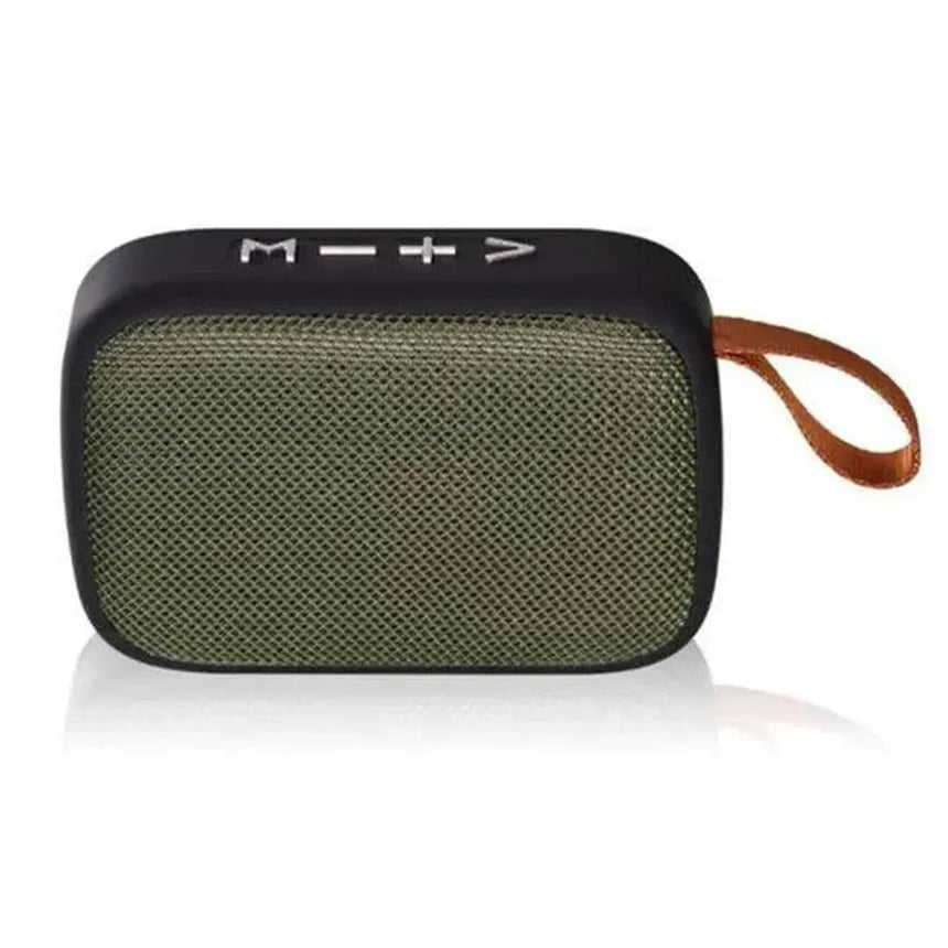 Fabric Mini Subwoofer G2 Wireless Bluetooth Speaker green
