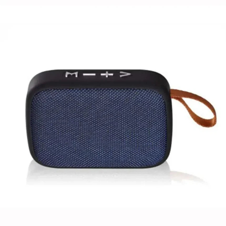 Fabric Mini Subwoofer G2 Wireless Bluetooth Speaker blue