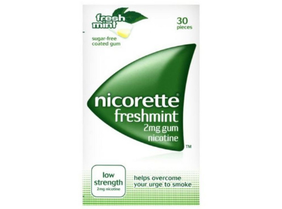 Nicorette Gum Freshmint 30 Pieces 2 mg