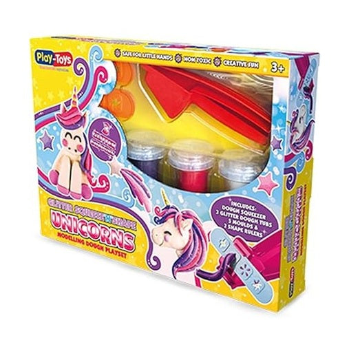 GLITTER SQUEEZE N SHAPE UNICORNS by TOY-FUN