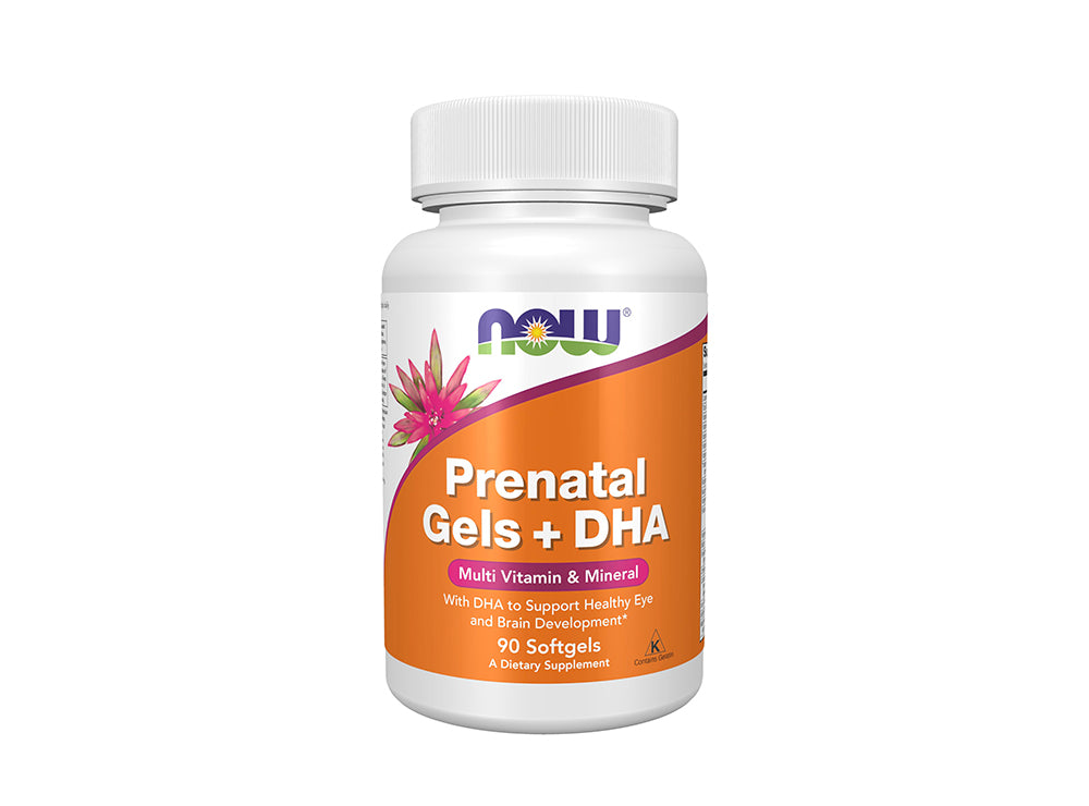 Now Prenatal Gels Plus DHA 90 Softgels