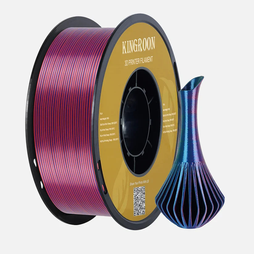 Kingroon PLA Silk Purple Gold Filament