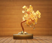 Citrine Gem Tree 11 cm Décor