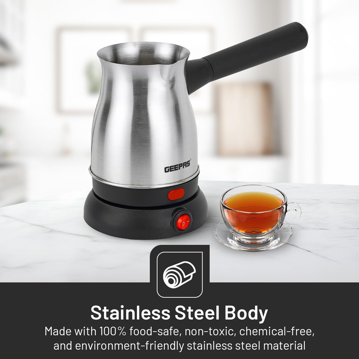 Geepas Electric Turkish Coffee Maker