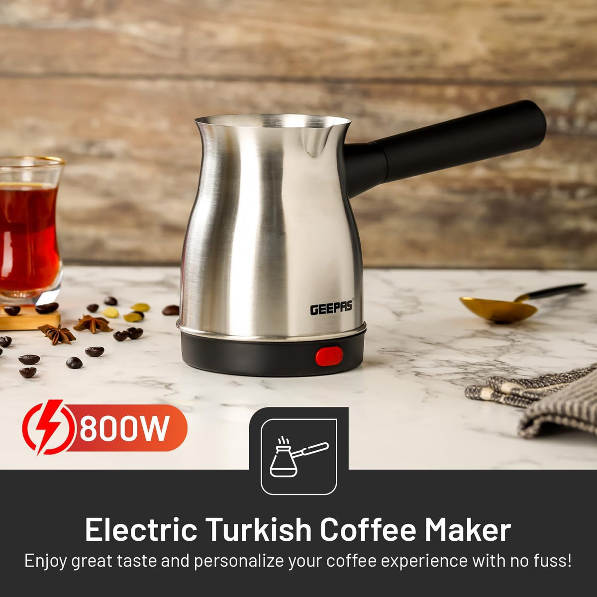 Geepas Electric Turkish Coffee Maker