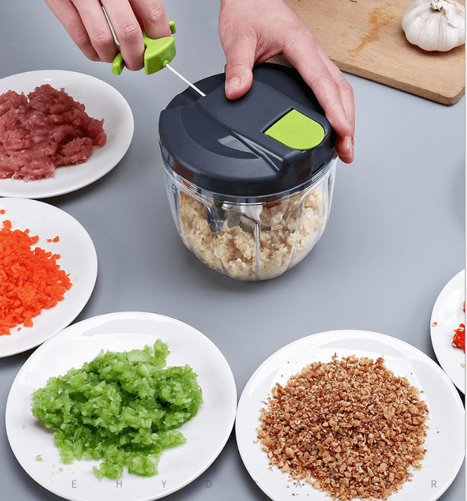 Manual Food Chopper & Vegetable Slicer - Fast & Easy Prep