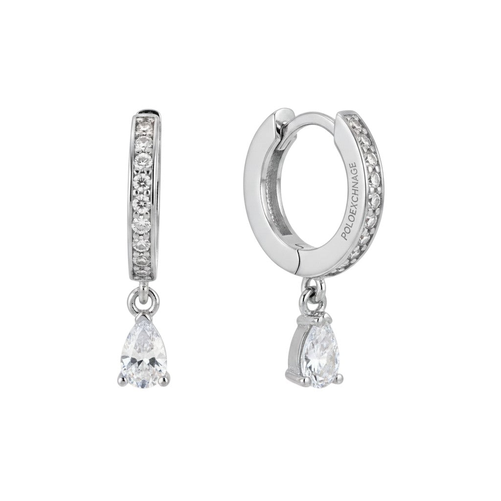 Polo Exchange Earrings - RH WCZ-WHITE