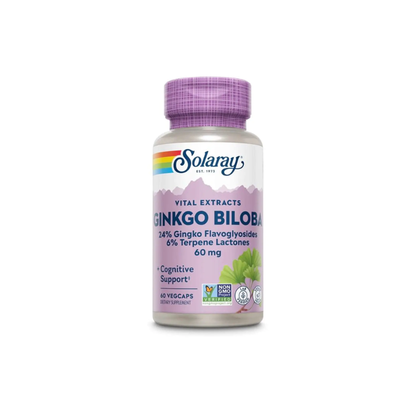 Ginko Biloba 60mg 60 VegCaps