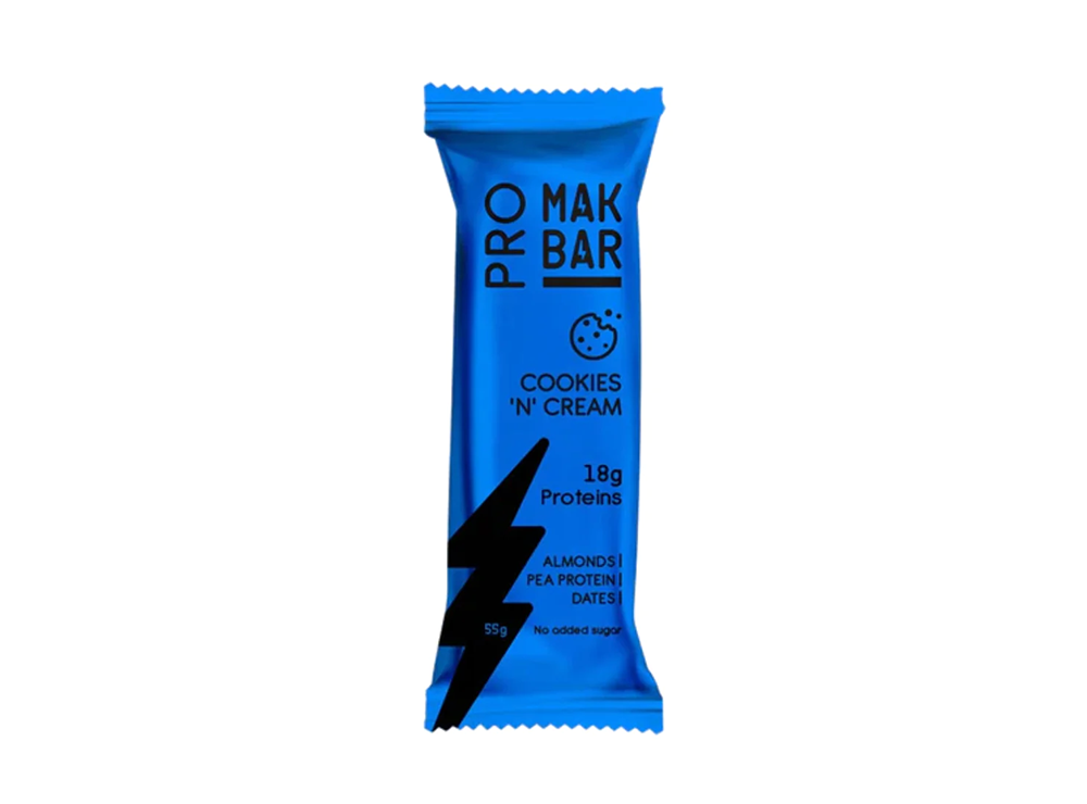 Mak Bar Pro Cookies & Cream Protein Bar 18 g