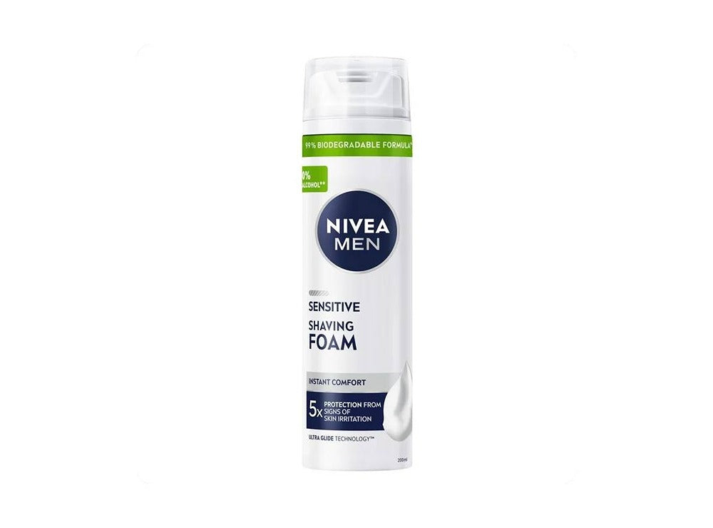 Nivea Sensitive Shaving Foam For Men 200 ml