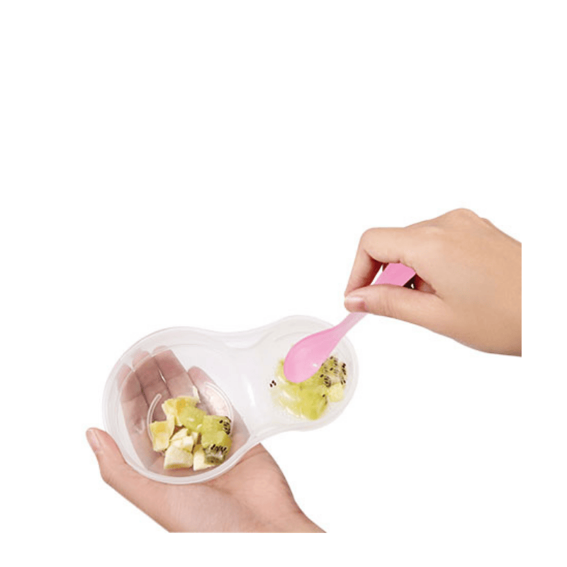 Grinding Feeding Bowl With Spoon 4m+