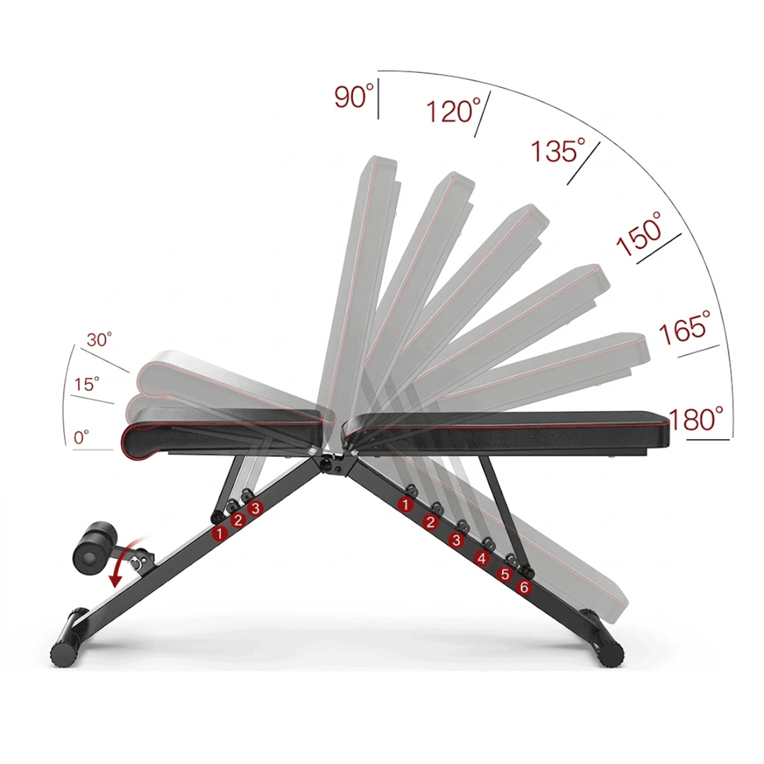 Ultra-Heavy Duty Foldable Adjustable Bench