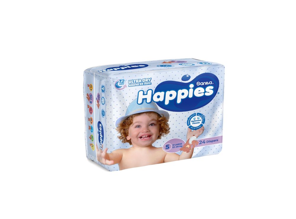 Happies 5 12-20Kg 24 Pieces