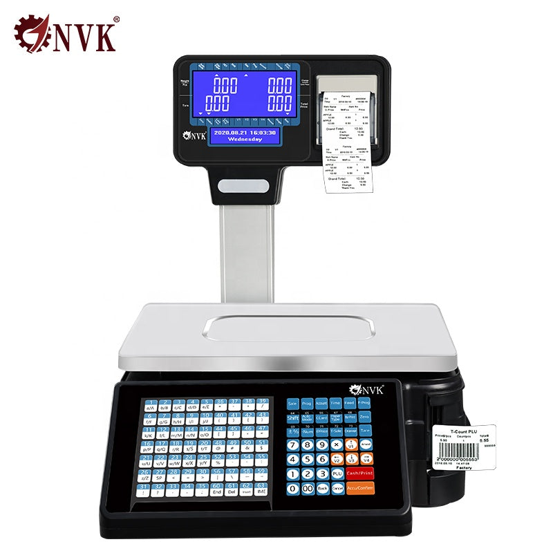 Nvk TM-A21 Label Printing Scale Double Screen LCD