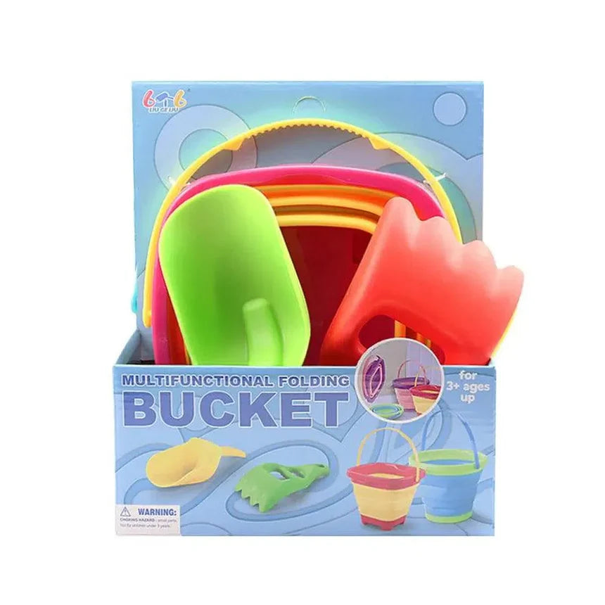 Foldable Sand and Snow Play Bucket Set