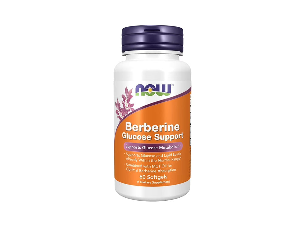 Now Berberine Glucose Support 400 mg 60 Softgels