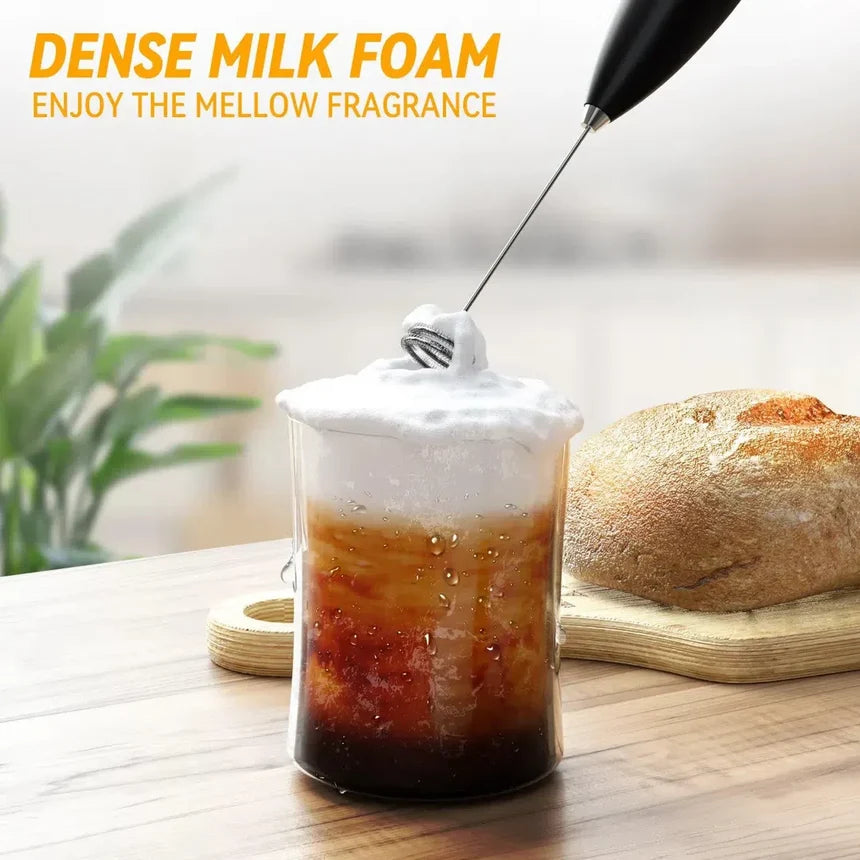 Powered Electric Frother & Whisk With Stand