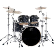 DW Performance Series Black Diamond Finish 5pcs. Shell Drum Set
