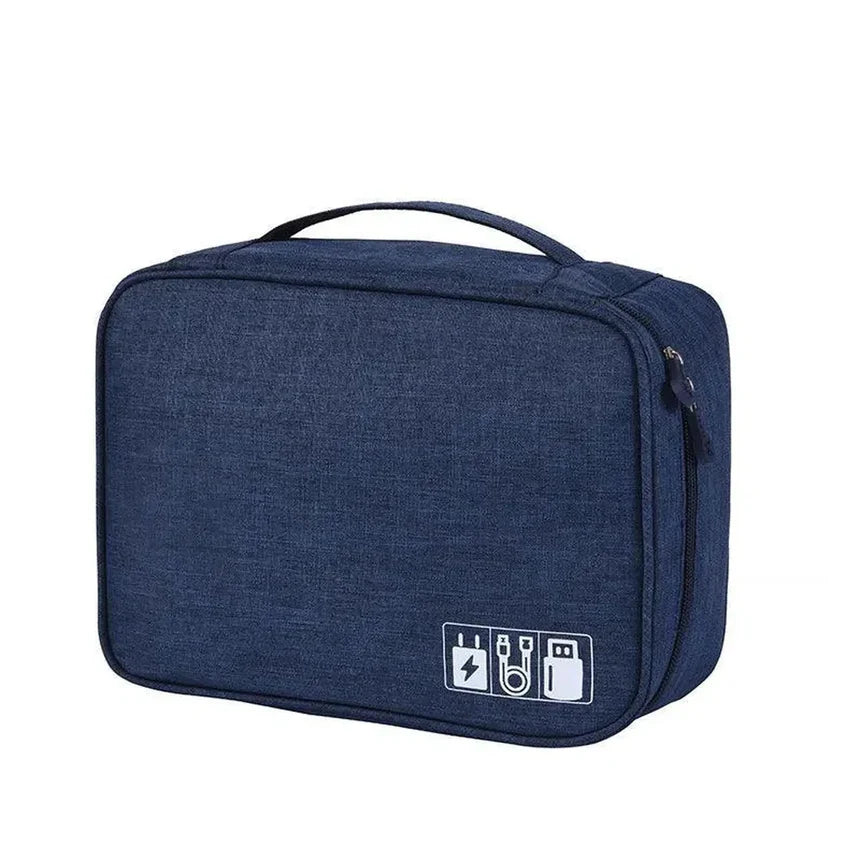 Travel Electronics Organizer Bag Navy