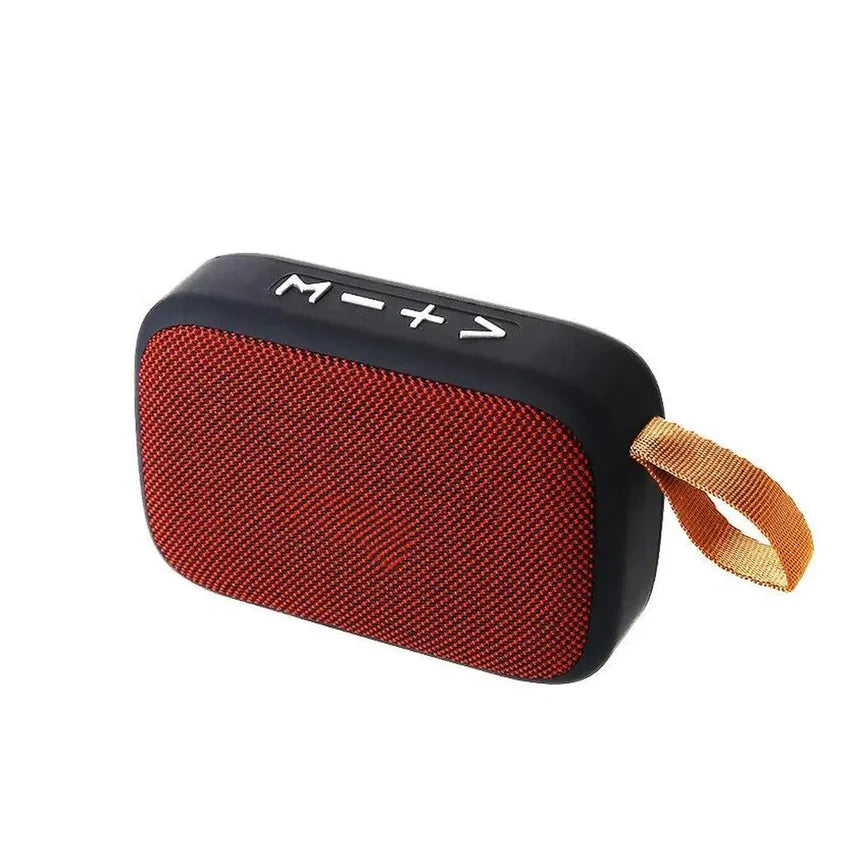 Fabric Mini Subwoofer G2 Wireless Bluetooth Speaker red