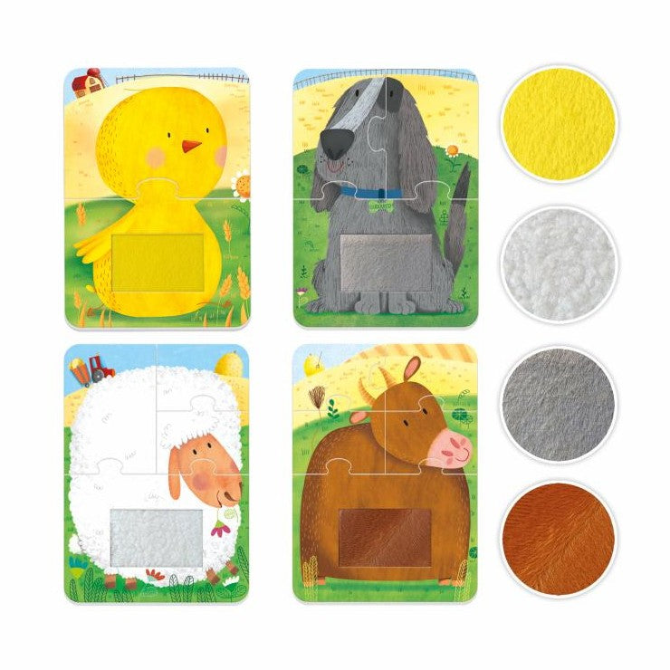 HEADU 4 TACTILE PUZZLE MY FARM by HEADU