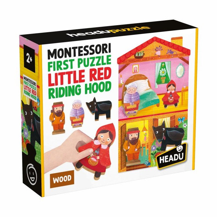 HEADU MONTESSORI FIRST PUZZLE LITTLE RED RIDING HOOD by HEADU