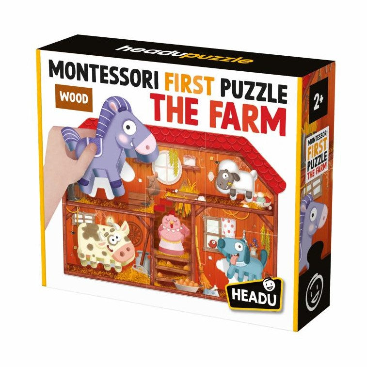 HEADU MONTESSORI FIRST PUZZLE THE FARM by HEADU