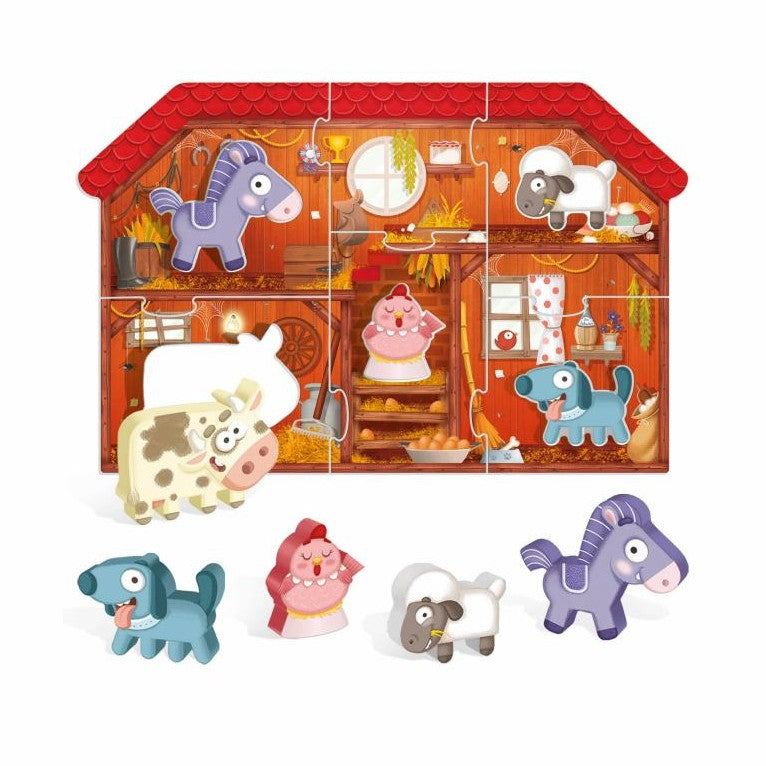 HEADU MONTESSORI FIRST PUZZLE THE FARM by HEADU