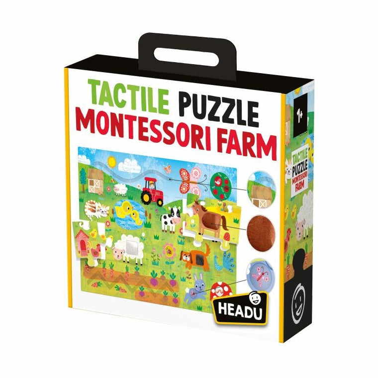 HEADU TACTILE PUZZLE MONTESSORI FARM by HEADU