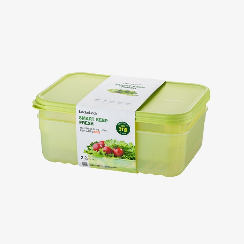 Smart Keep Fresh 3.2L (2 Pieces)  31 Days Food Saving Food containers Smart Keep Fresh 3.2L (2 Pieces)  31 Days Food Saving Smart Keep Fresh 3.2L (2 Pieces)  31 Days Food Saving LocknLock