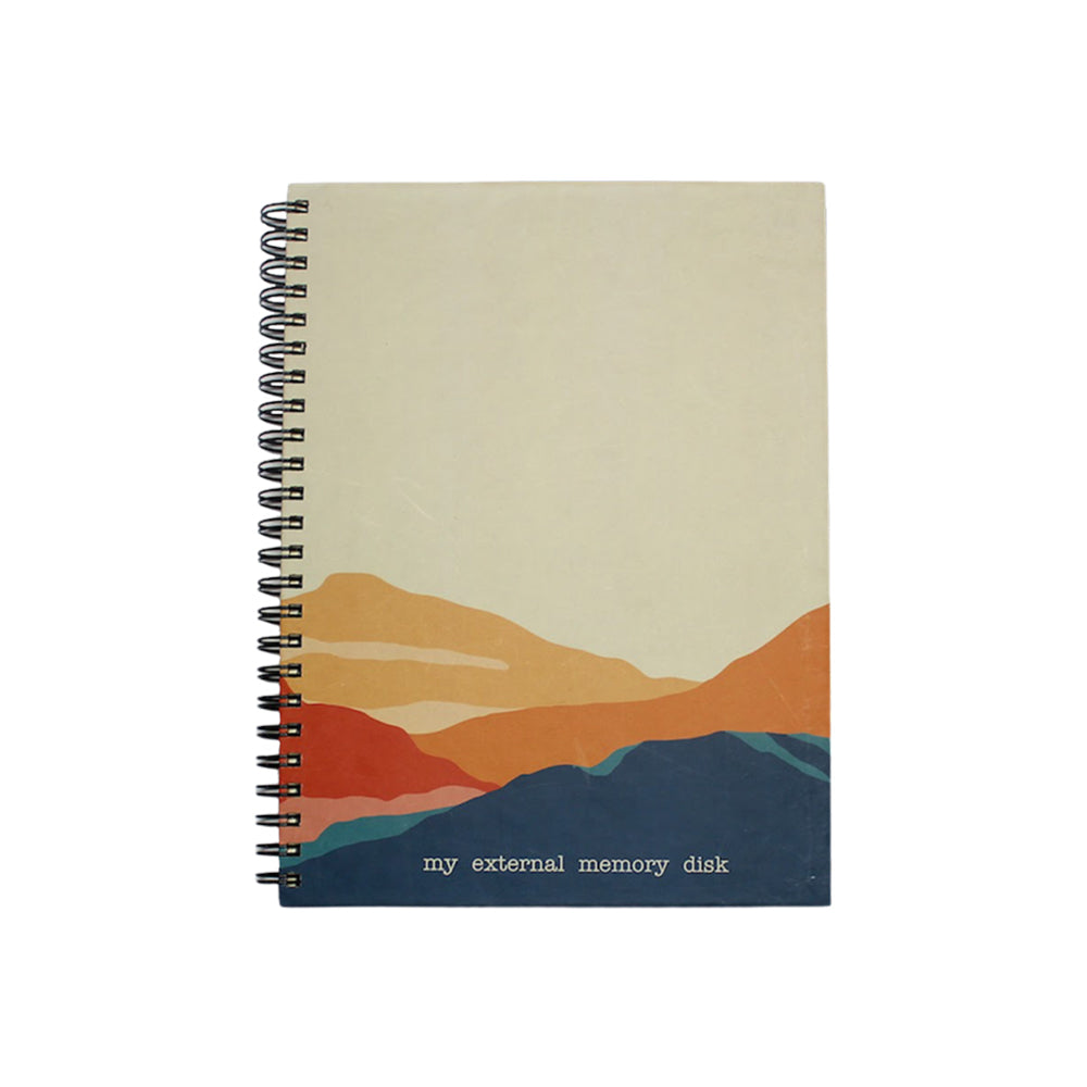 A5 Hardcover Notebook: My External Memory Disk