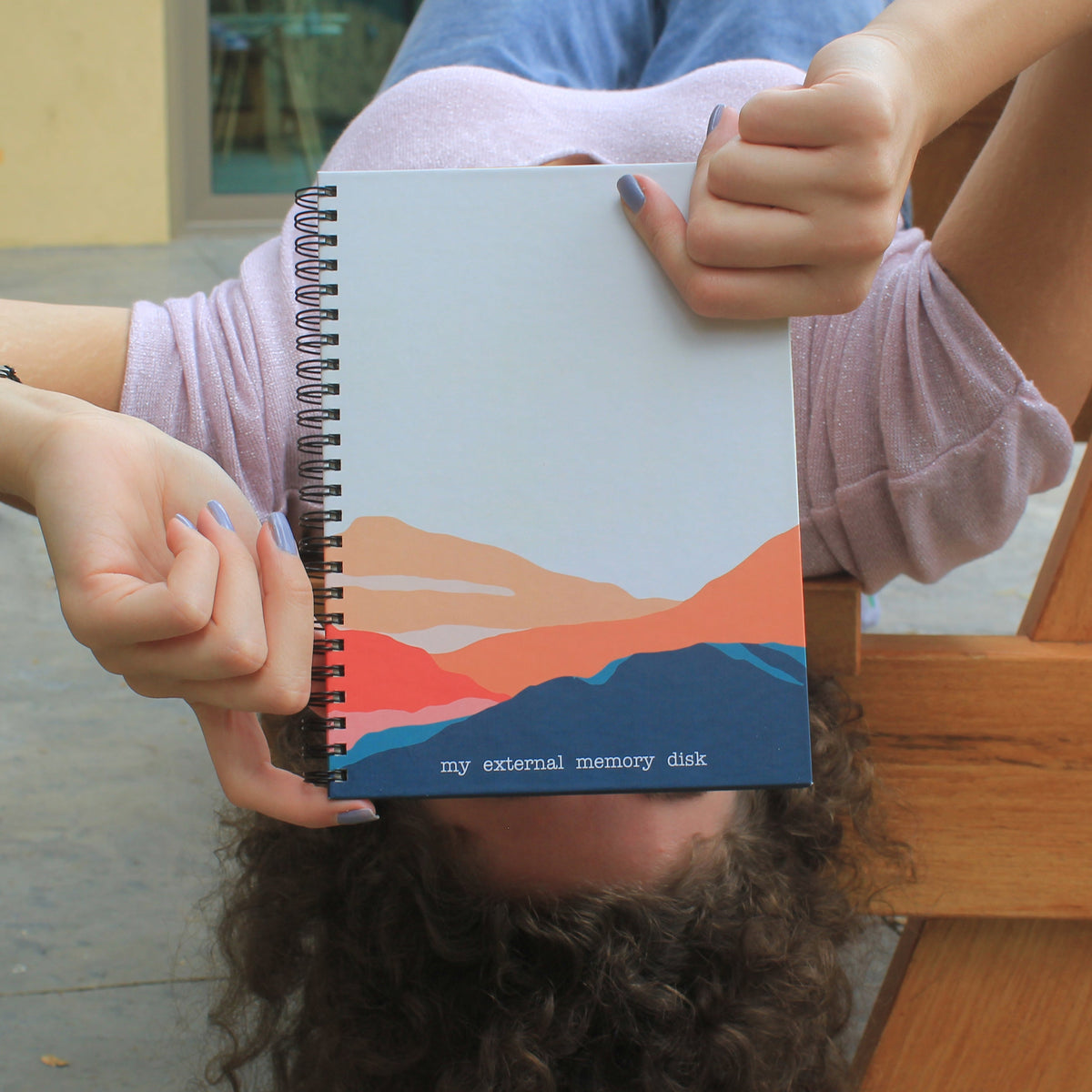 A5 Hardcover Notebook: My External Memory Disk