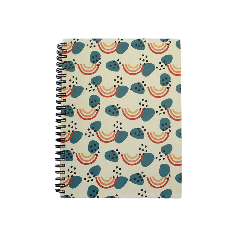 A5 Hardcover Notebook: Rain Pattern