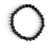 Natural 6mm Hematite Bead Bracelet