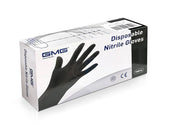 Latex Gloves Black Nitrile Medium 100 Pieces