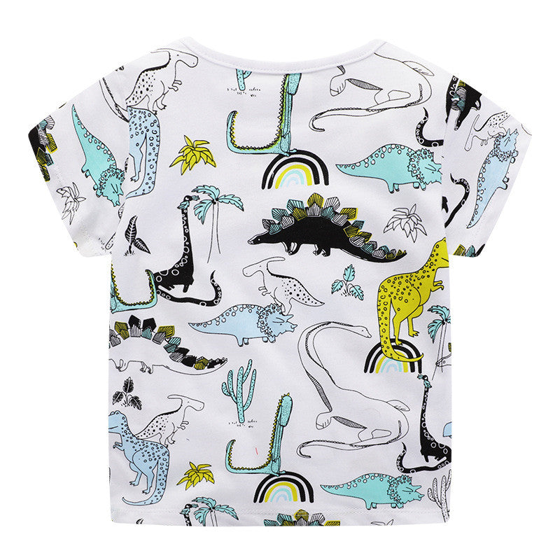 Kids’ Cotton Dinosaur T-Shirt | 3–4Y