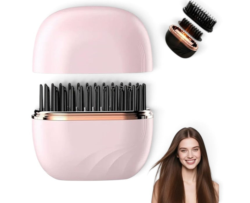 Wireless Hair Straightening Curling Comb