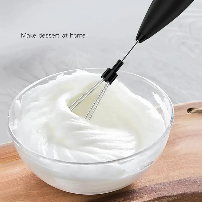 Powered Electric Frother & Whisk With Stand