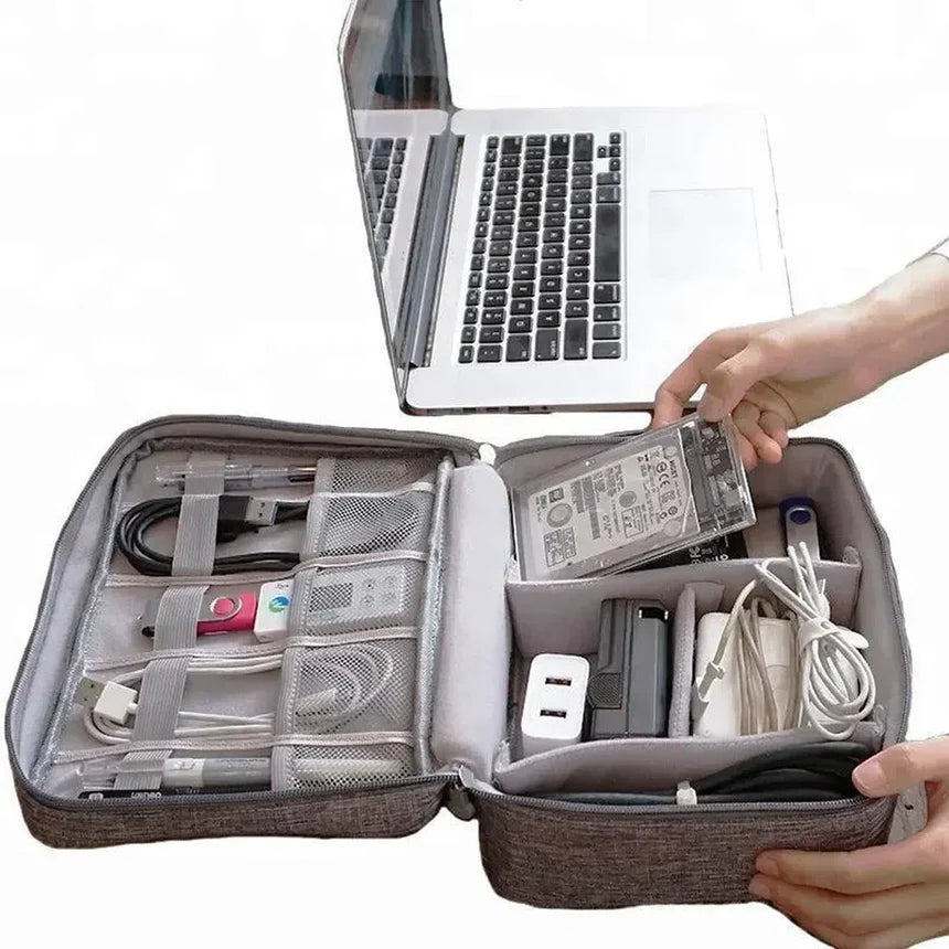 Travel Electronics Organizer Bag