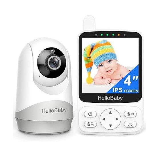 HelloBaby WiFi-Free Baby Monitor with Voice-Activated Night Vision by HelloBaby