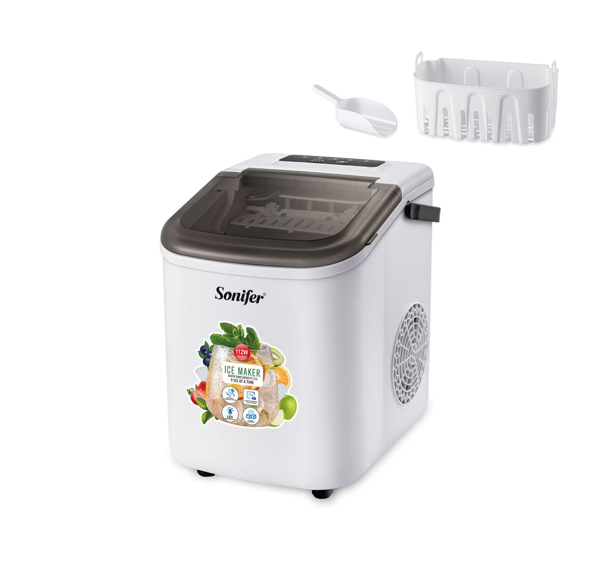 Sonifer Ice Maker 112W 12kg