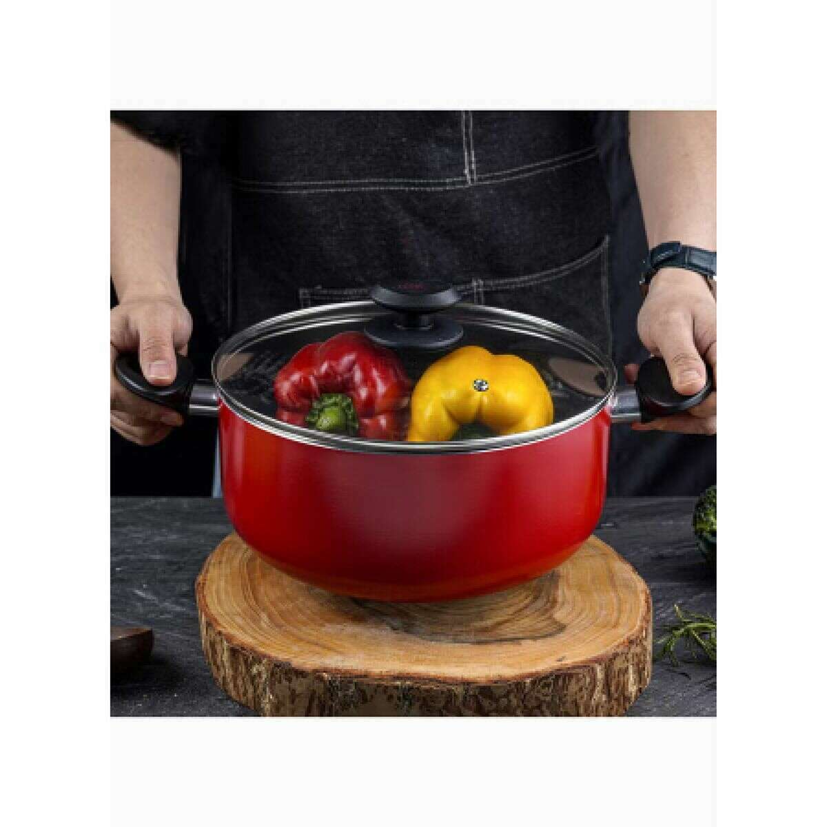 Aluminum Non-Stick Casserole with Glass Lid Casserole Aluminum Non-Stick Casserole with Glass Lid Aluminum Non-Stick Casserole with Glass Lid Betty Crocker