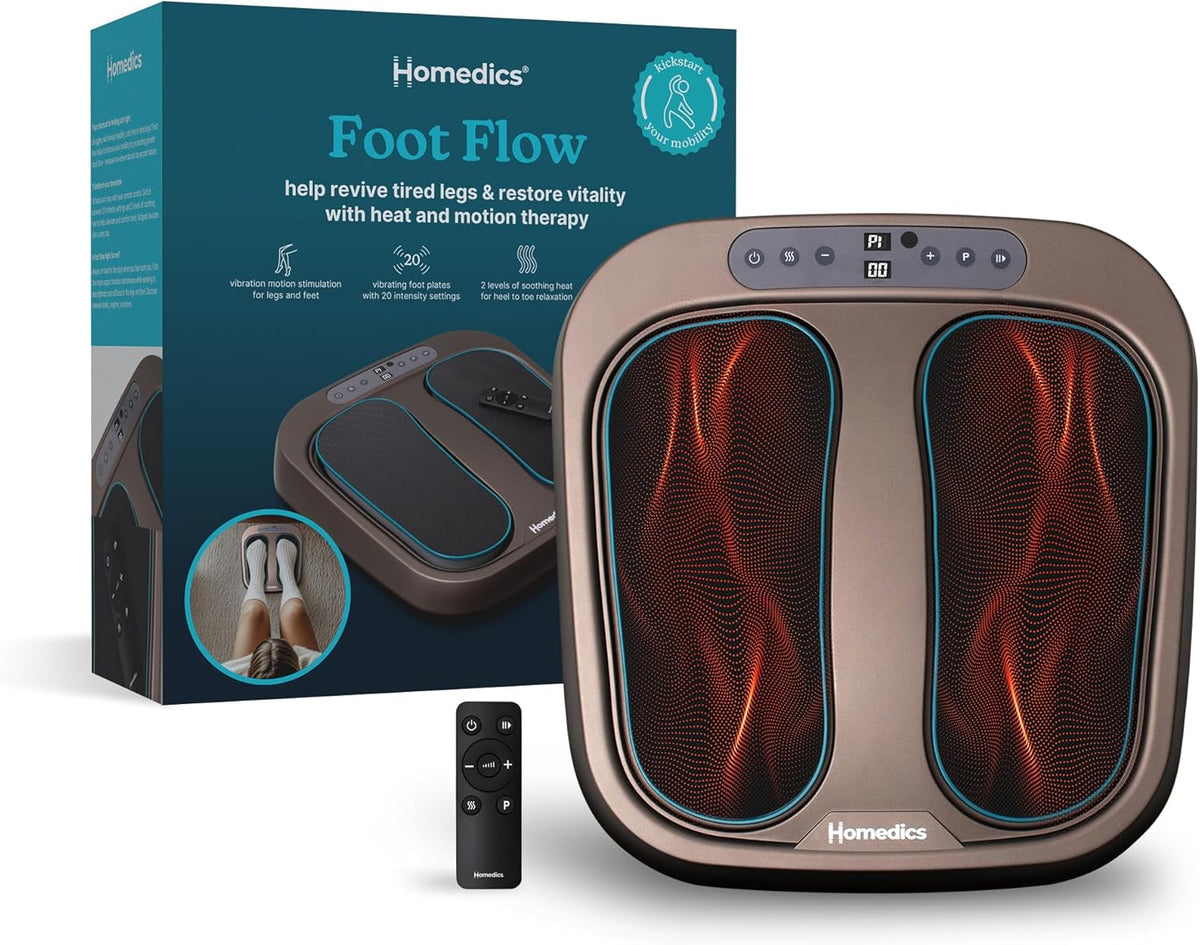 Foot Flow Mobility Booster Massager Massage & Relaxation Foot Flow Mobility Booster Massager Foot Flow Mobility Booster Massager HoMedics