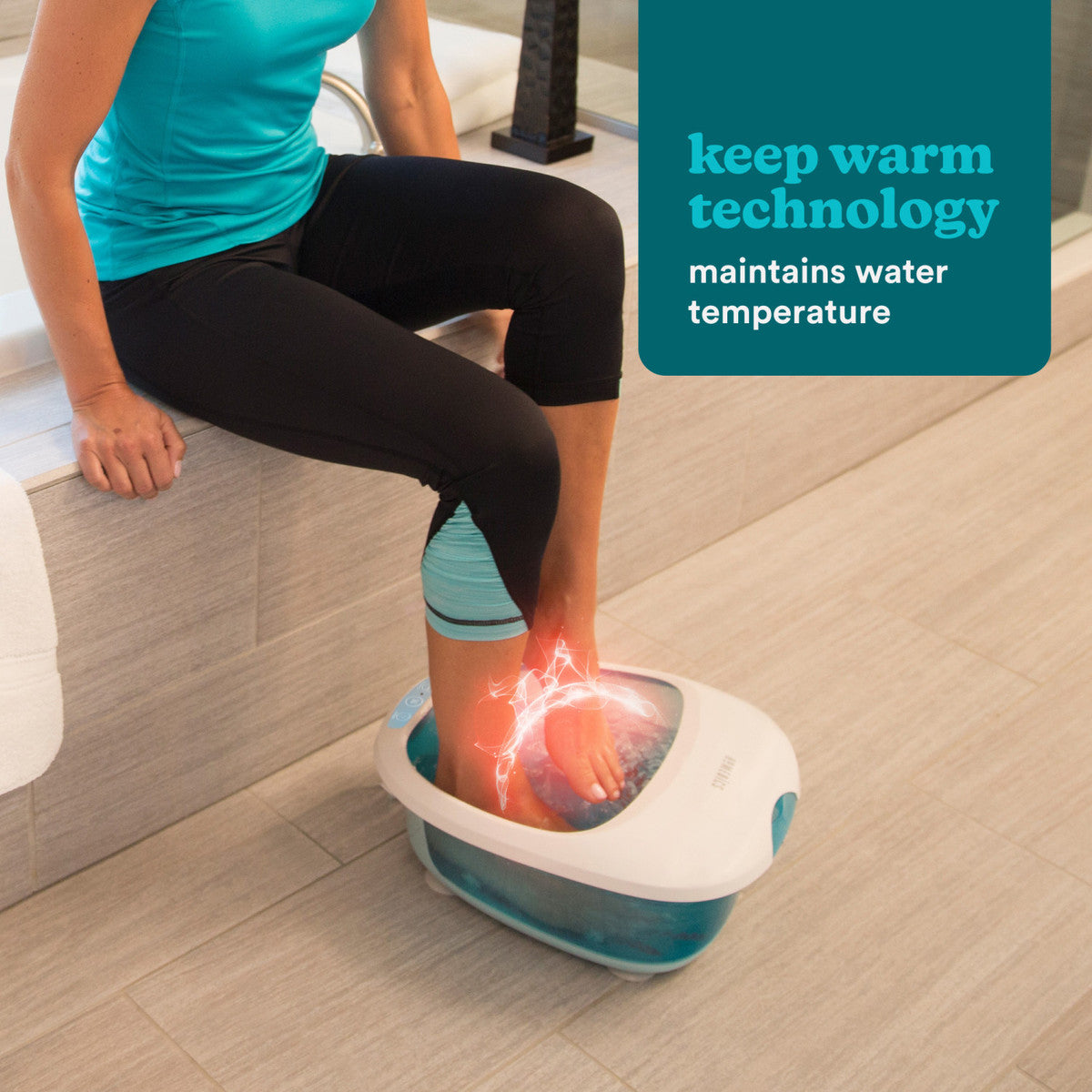 Luxury Foot Spa + Heater Foot Care Luxury Foot Spa + Heater Luxury Foot Spa + Heater HoMedics
