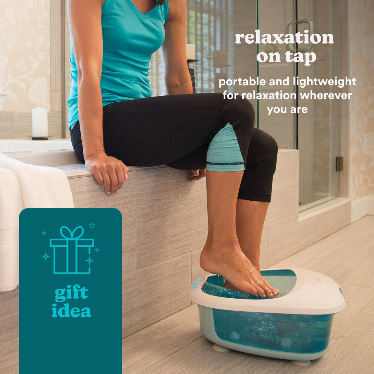 Luxury Foot Spa + Heater Foot Care Luxury Foot Spa + Heater Luxury Foot Spa + Heater HoMedics