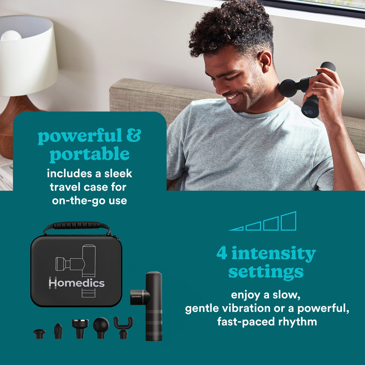 MYTI Mini Massage Gun Massage & Relaxation MYTI Mini Massage Gun MYTI Mini Massage Gun HoMedics