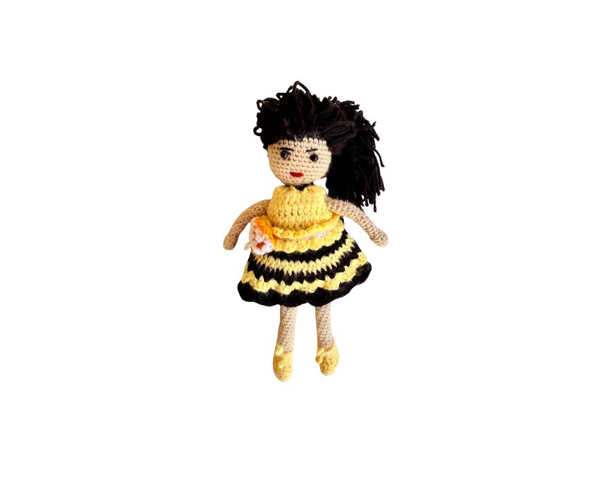 Honeycomb Belle Crochet Doll