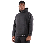 High Quality Fleece Hoodie Grey